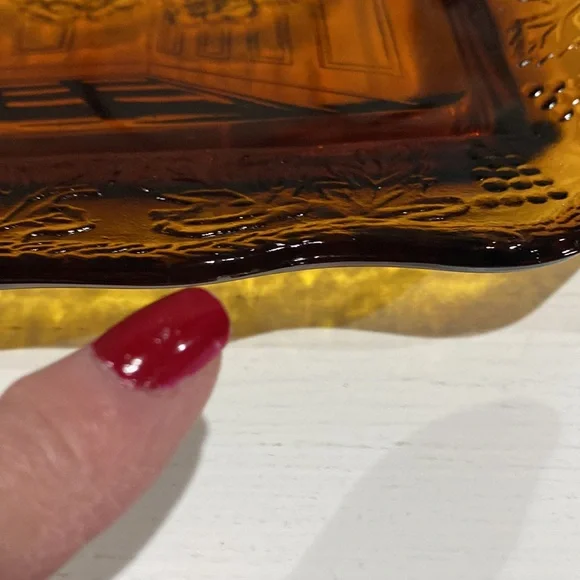 Indiana Glass Vintage Lord’s Supper Tray Plate! - Picture 5 of 5
